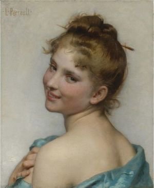 Leon-Jean-Basile Perrault - A Young Beauty