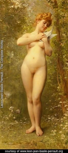 Leon-Jean-Basile Perrault - Venus A La Colombe (Venus With A Dove)