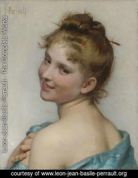 Leon-Jean-Basile Perrault - A Young Beauty